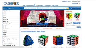 Cubezz Homepage